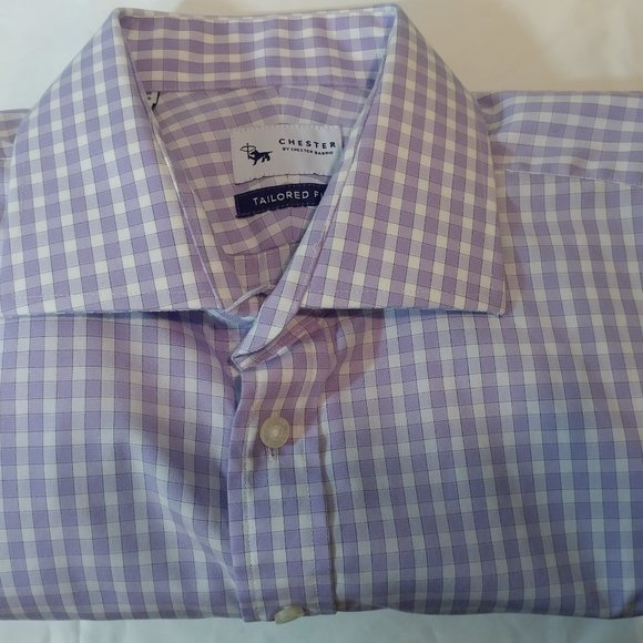 CHESTER BY CHESTER BARRIE COTTON DRESS SHIRT - Picture 1 of 8